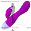 Vibrador con masajeador de clitoris y carga usb